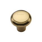 M Marcus Heritage Brass Edge Design Cupboard Knob 32mm 